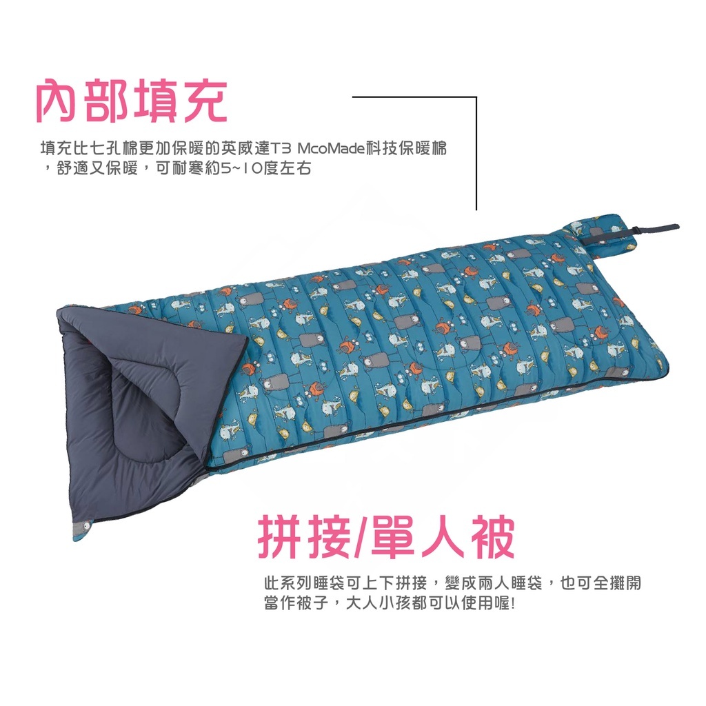 Wildfun野放 童趣輕巧款睡袋