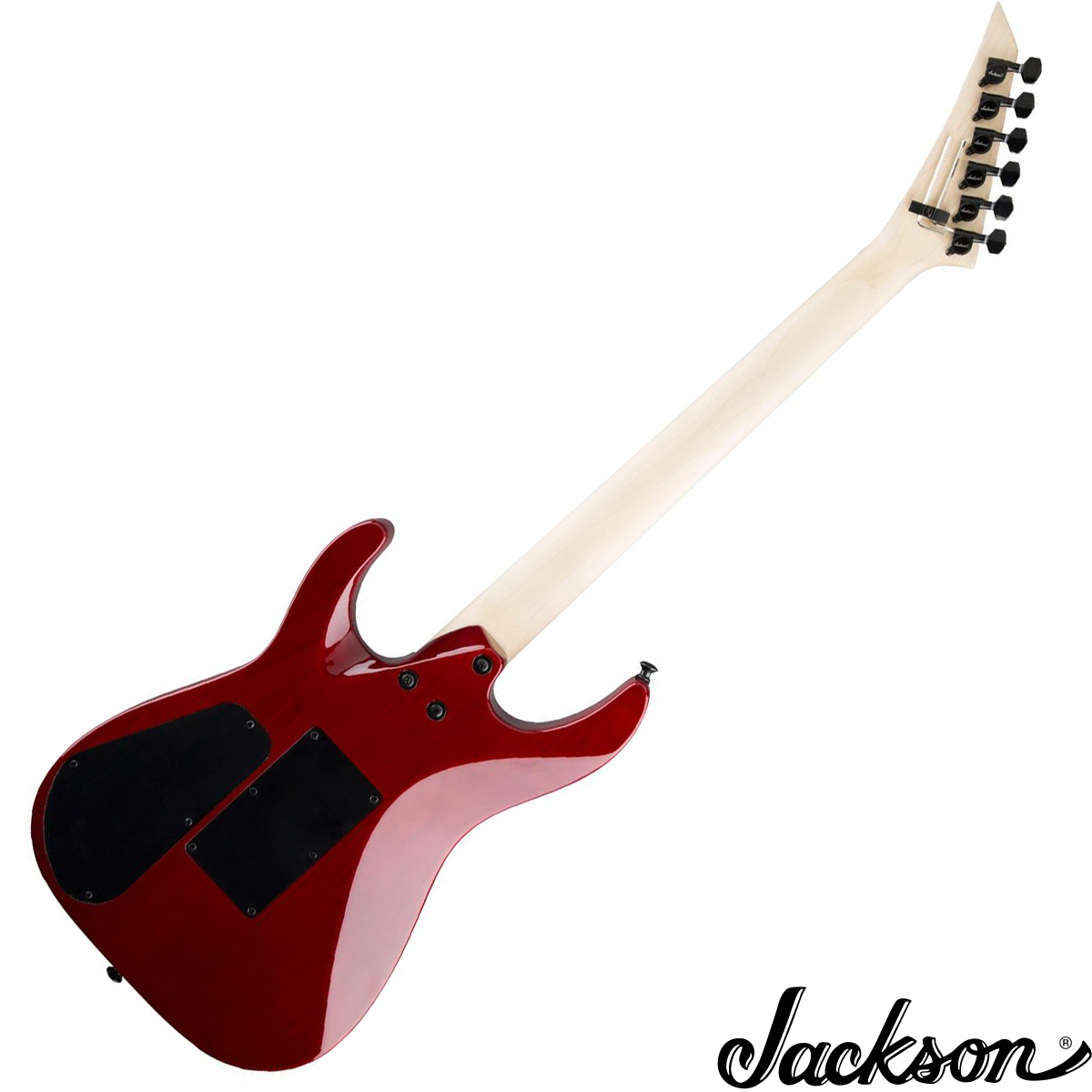 Jackson DK2Q HT Transparent Red 電吉他