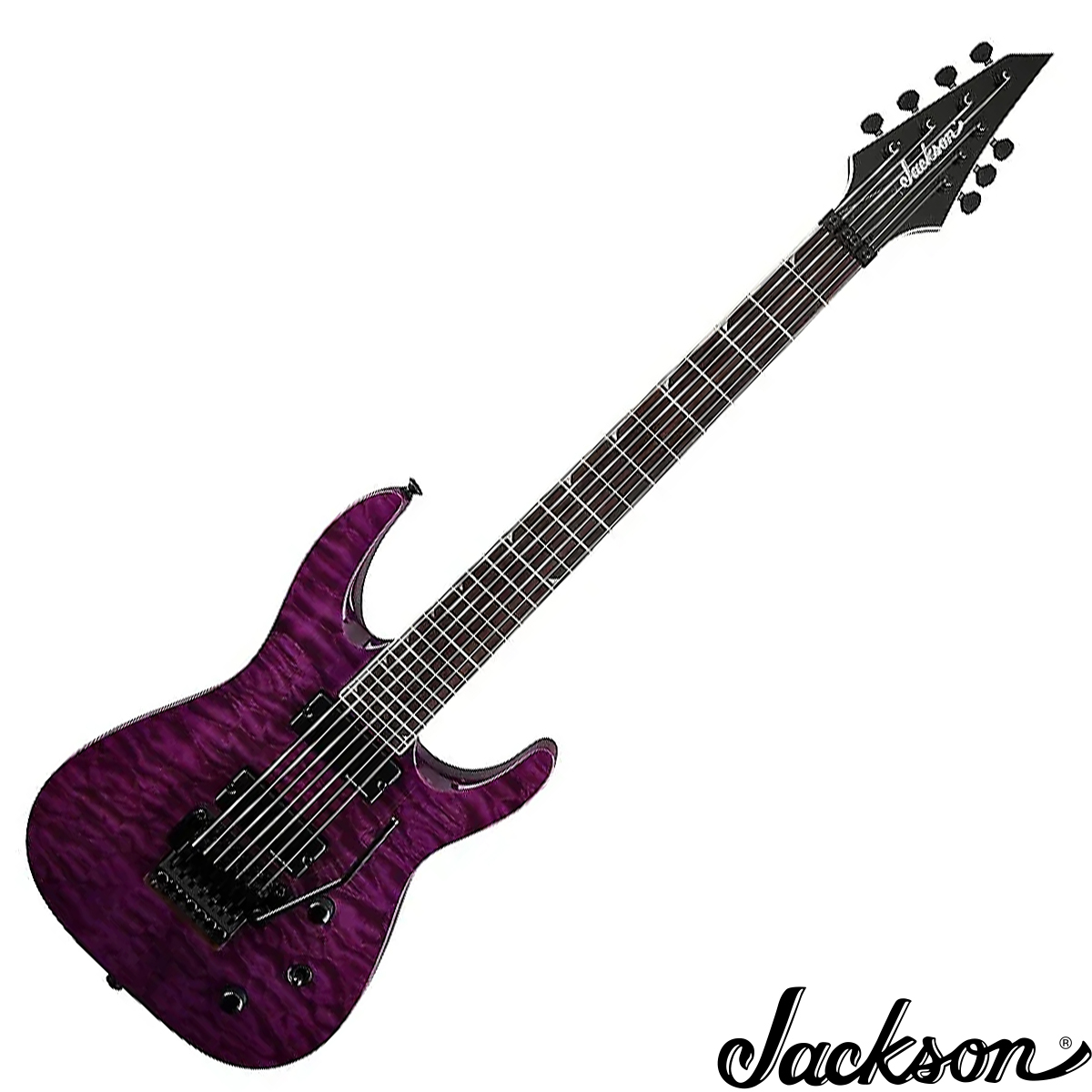 Jackson SLATXSDQ 3-7 Trans Purple 七弦 大搖座 電吉他