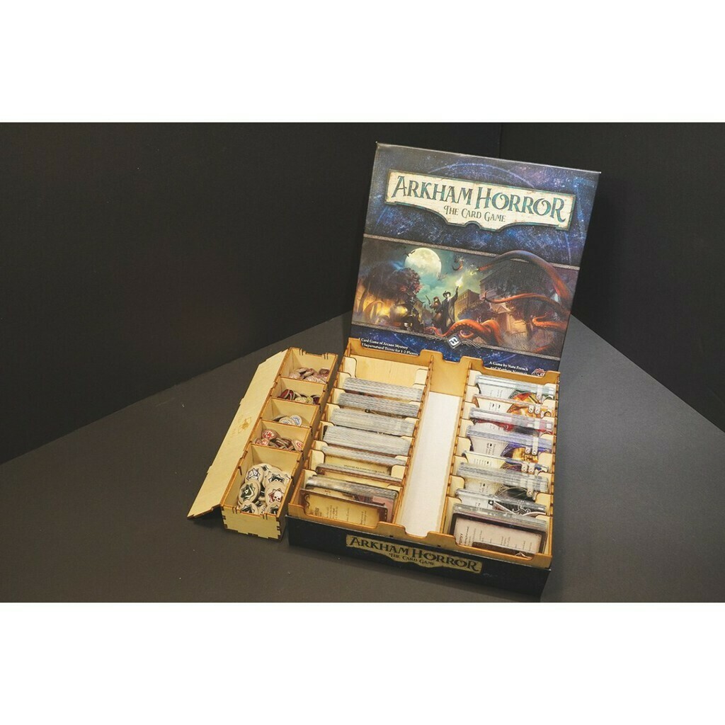 詭鎮奇談Arkham Horror The Card Game 桌遊收納盒【免膠組裝】【烏鴉盒子】
