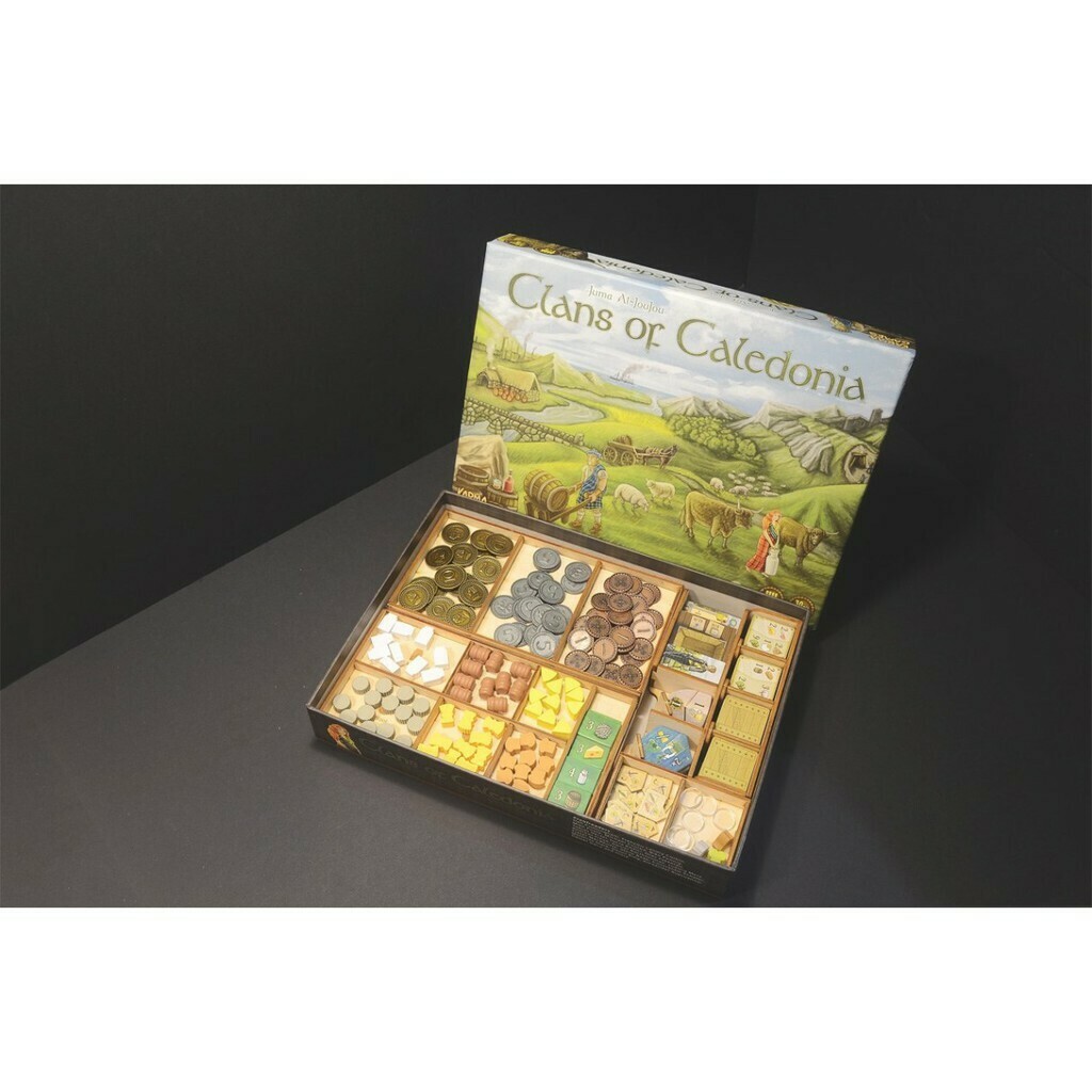 加勒多尼亞 Clans of Caledonia 桌遊收納盒【免膠組裝】【烏鴉盒子】