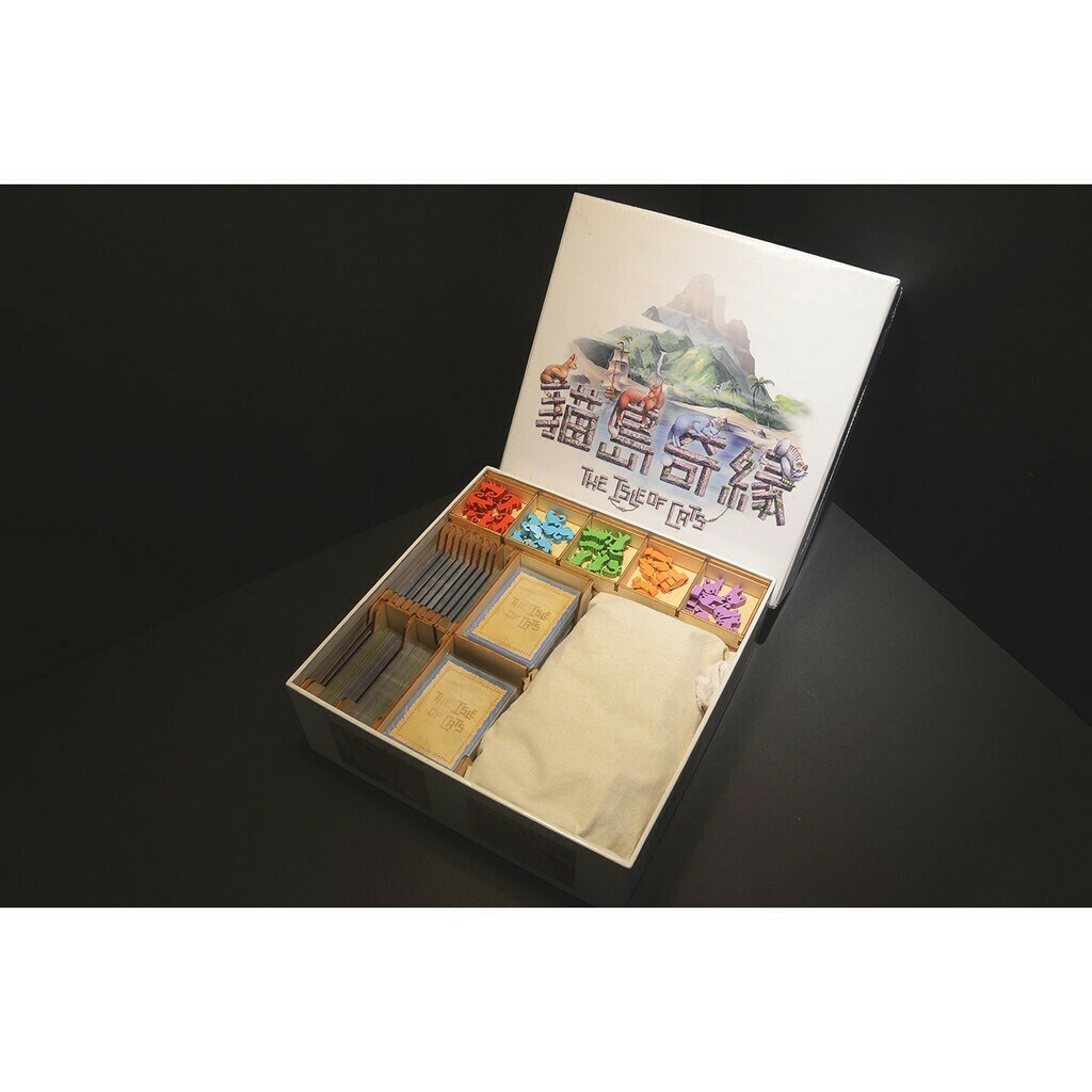貓島奇緣 The Isle of Cats 桌遊收納盒【免膠組裝】【烏鴉盒子】