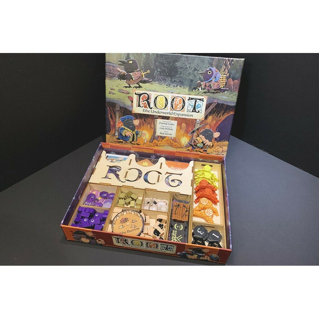 茂林源記：地下世界擴充 Root: The Underworld 桌遊收納盒【免膠組裝】【烏鴉盒子】
