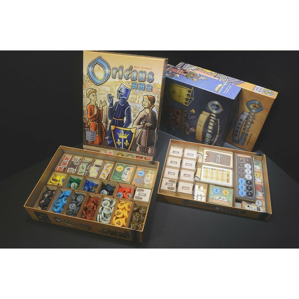 奧爾良 Orléans 桌遊收納盒【免膠組裝】【烏鴉收納】