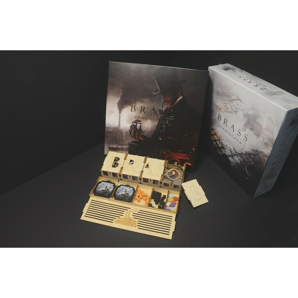 工業革命(豪華版) Brass Deluxe Edition 桌遊收納盒【免膠組裝】【烏鴉盒子】