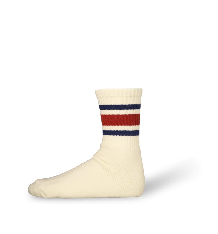 [現貨] Decka 80's Skater Socks | Short Length Burgundy