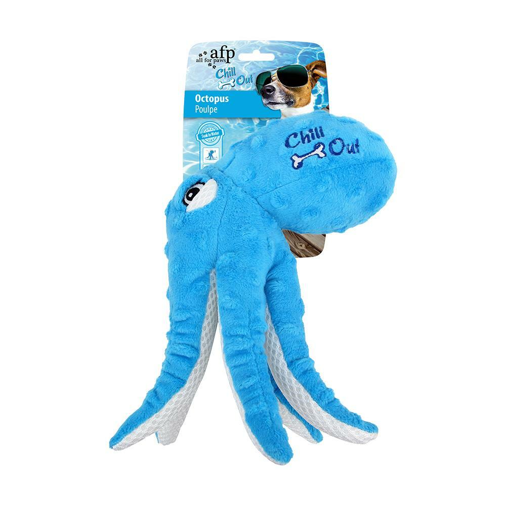 【all for paws】美國AFP犬用玩具 清涼系列 -章魚寶/鯊魚寶/海龜寶 (降溫玩具)
