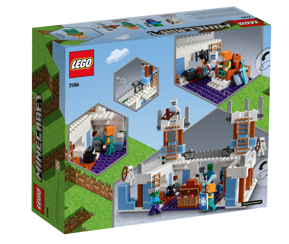 [飛米樂高積木磚賣店] LEGO 21186 Minecraft 創世神 冰城堡(6/1開賣)