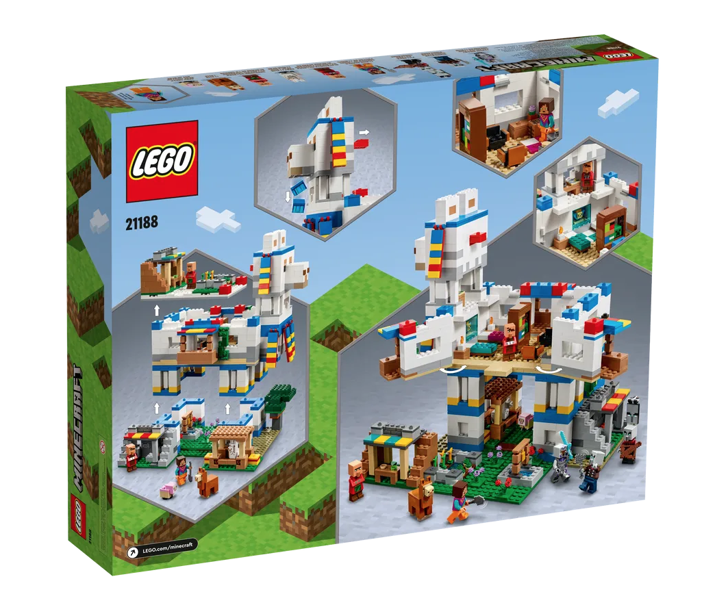 [飛米樂高積木磚賣店] LEGO 21188 Minecraft 創世神 駱馬村(6/1開賣)