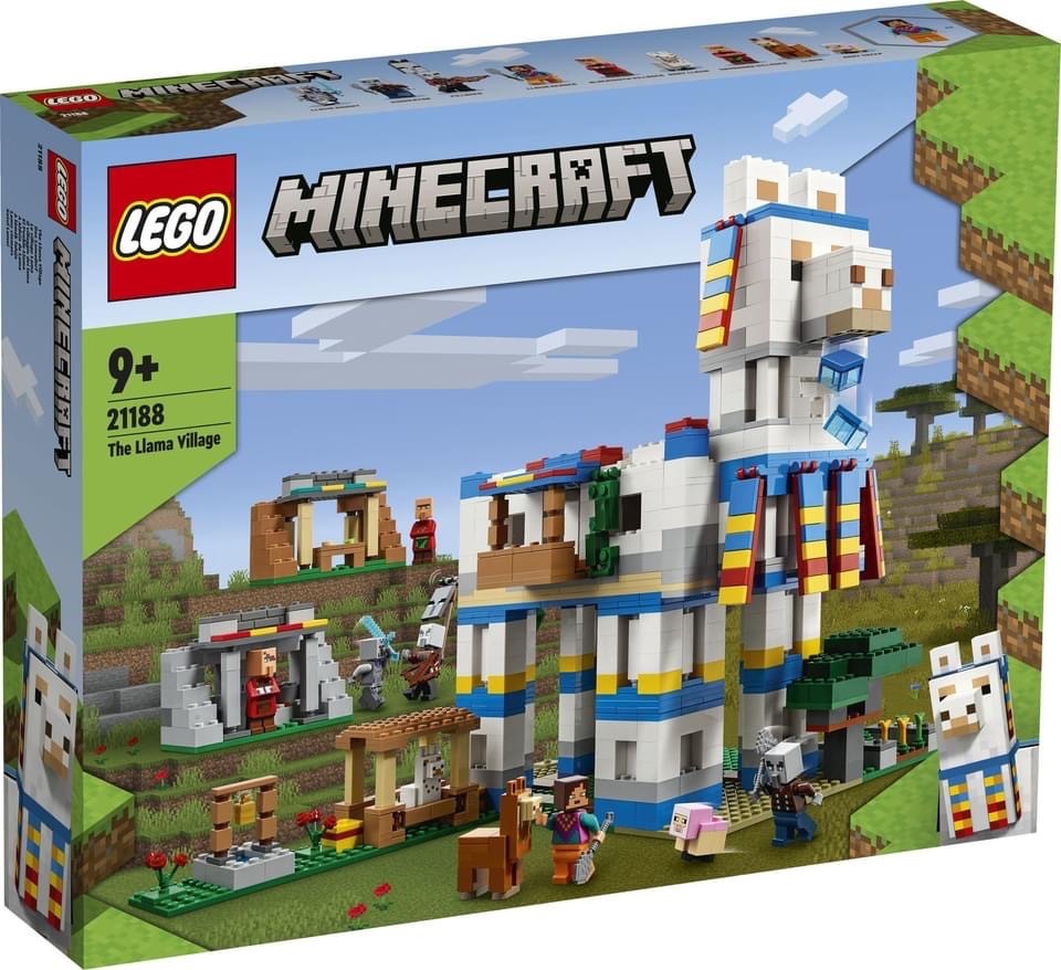 [飛米樂高積木磚賣店] LEGO 21188 Minecraft 創世神 駱馬村(6/1開賣)