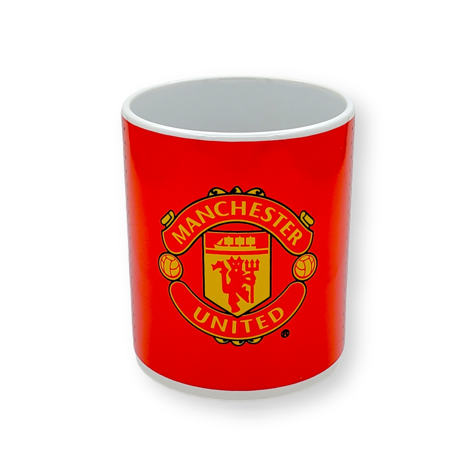曼聯紅色波點會徽水杯