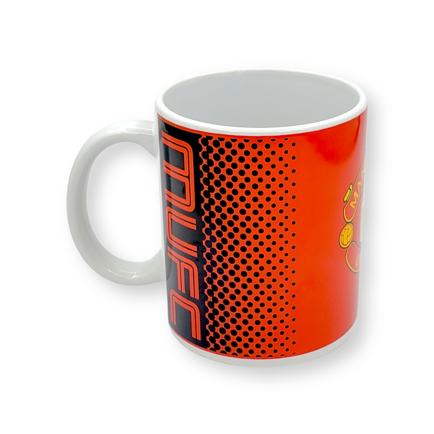 曼聯紅色波點會徽水杯