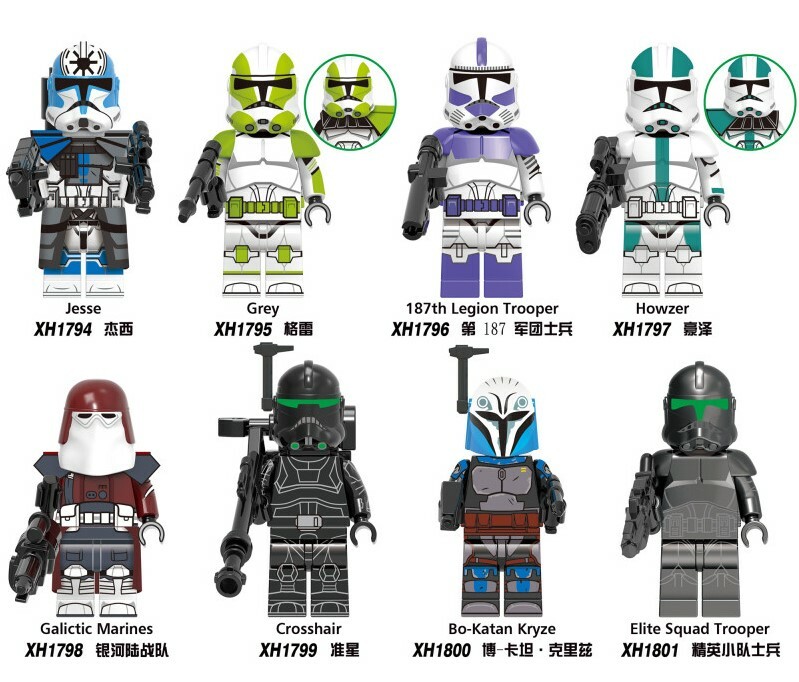 8PCS/LOT Star Wars Elite Squad Trooper, Galactic Mar...