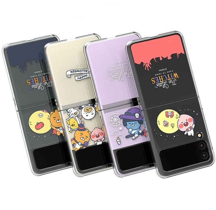 Kakao Friends - Flip 4 / 3 Clear Hard Case - 貼身透明手機保護硬殼 S2