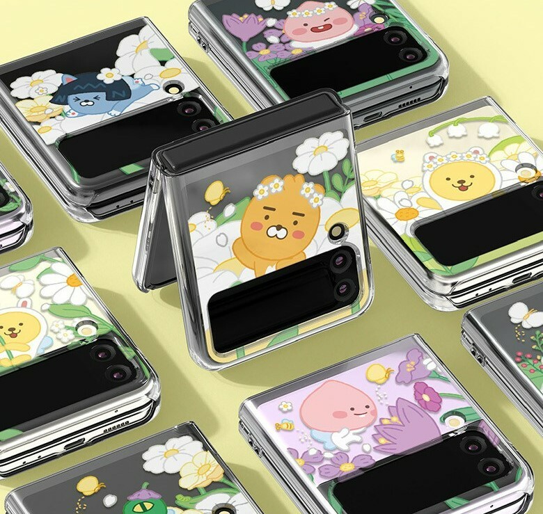 Kakao Friends - Flip 4 / 3 Clear Hard Case - 貼身透明手機保護硬殼 S2