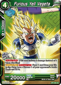 BT1-065 Furious Yell Vegeta