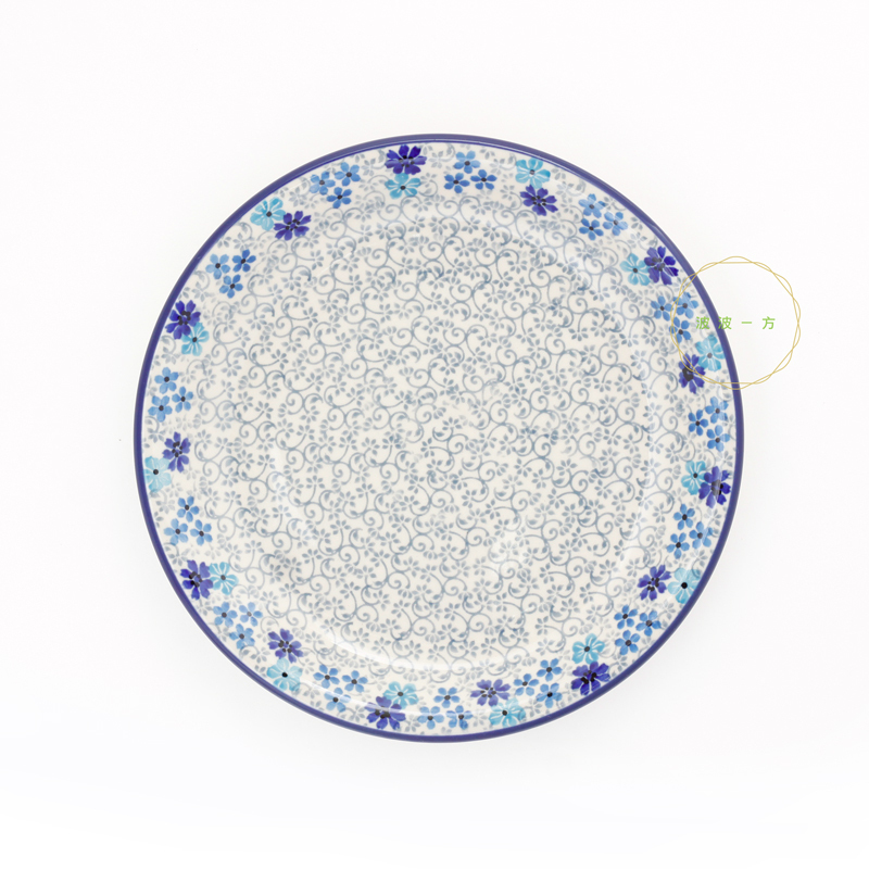 圓盤-Ø21cm-藍色小調