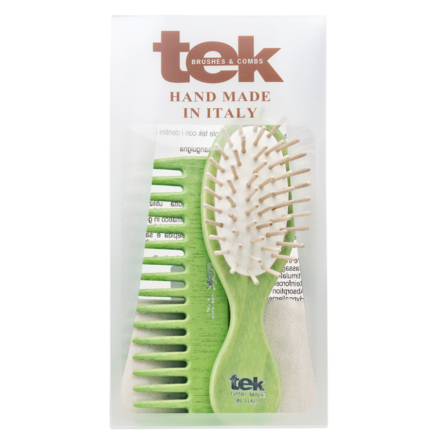 糖衣魔髮梳組(檸檬綠)