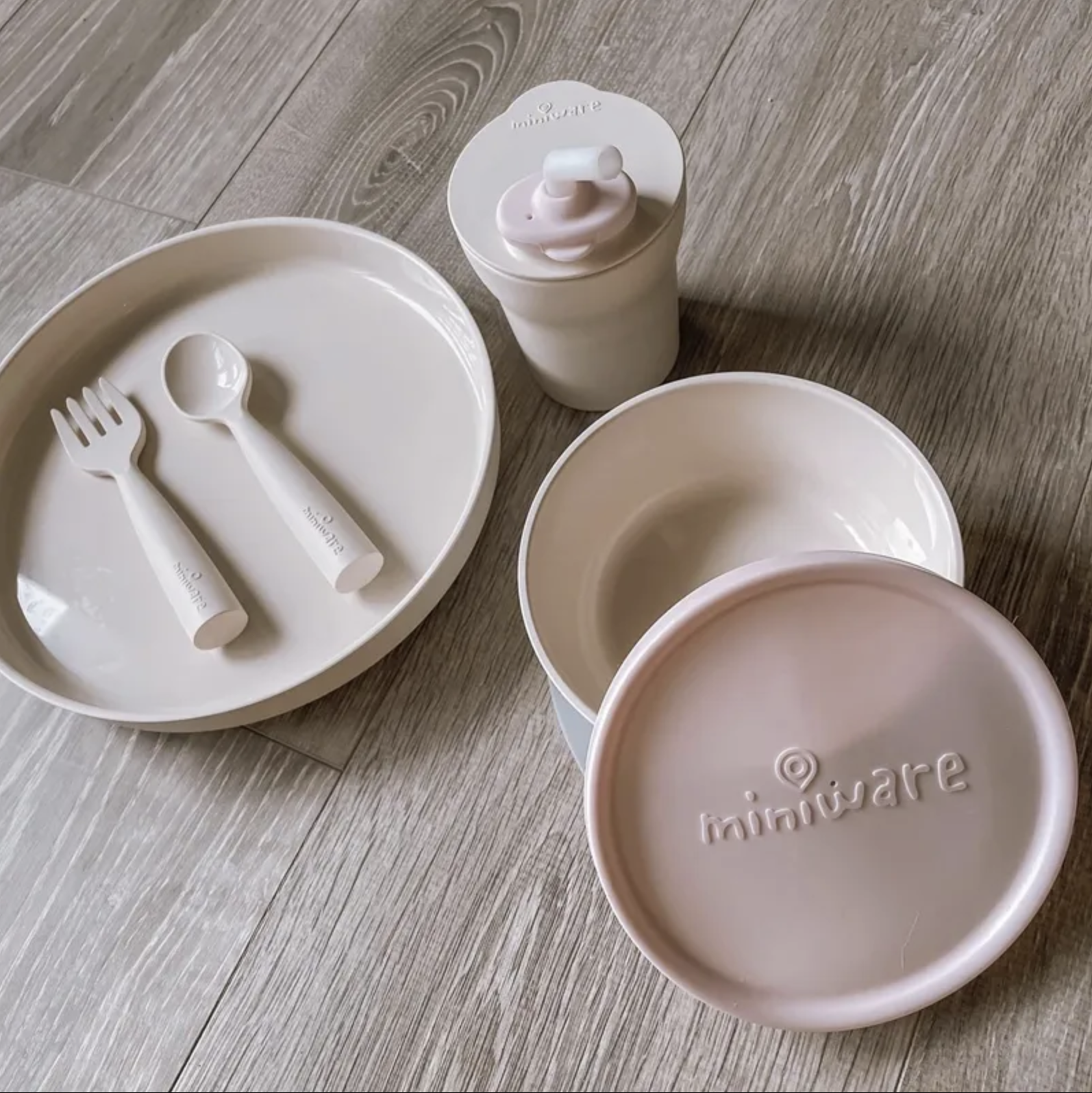 Miniware－天然聚乳酸小食客六入組｜香草棉花糖