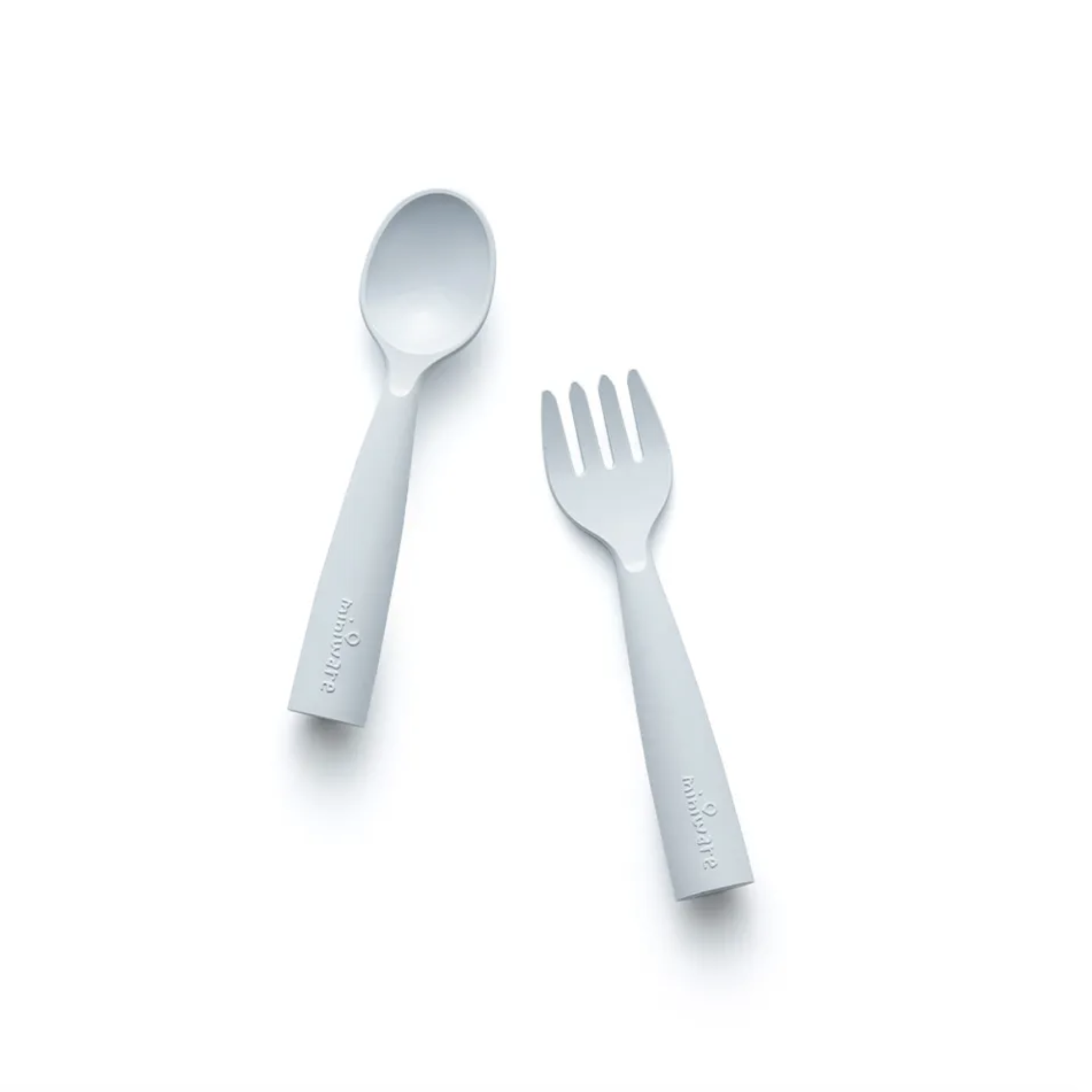 Miniware - My First! 天然聚乳酸叉匙組｜寧靜海藍