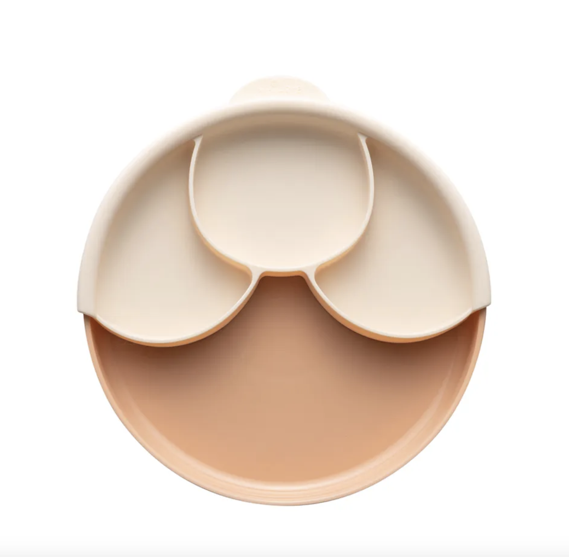 Miniware - 天然聚乳酸分隔餐盤組｜大地暖棕