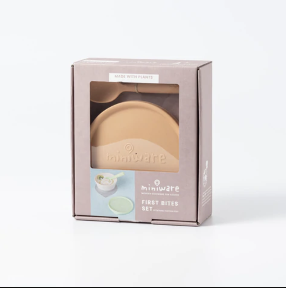 Miniware - 天然聚乳酸新生寶寶組｜大地暖棕