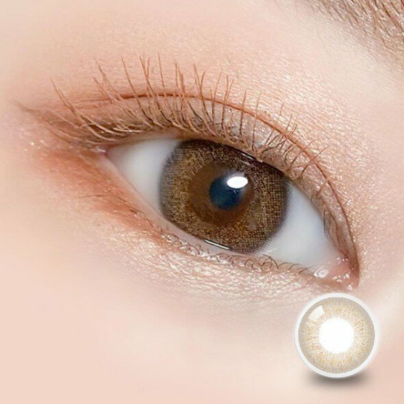 [預訂] OLOLA 1 Month Dewie 月拋棄彩妝隱形眼鏡｜每盒1片(Brown)