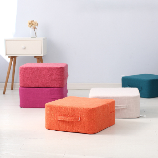 純色方形蒲團坐墊