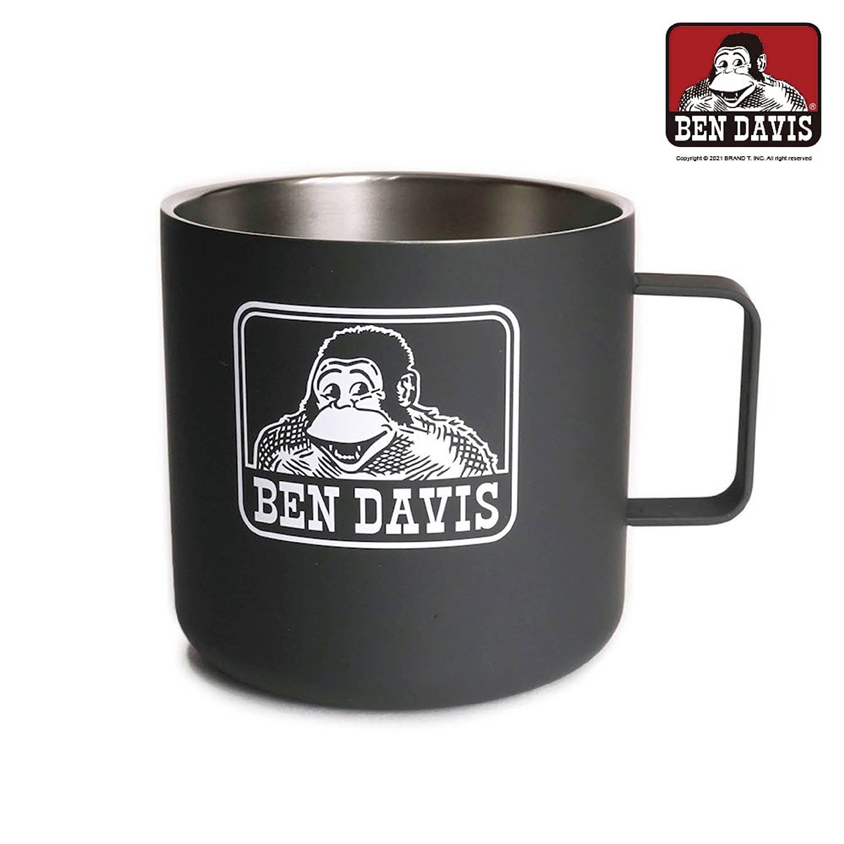 【 BEN DAVIS | 露營鋼杯380ml - 黑色 】