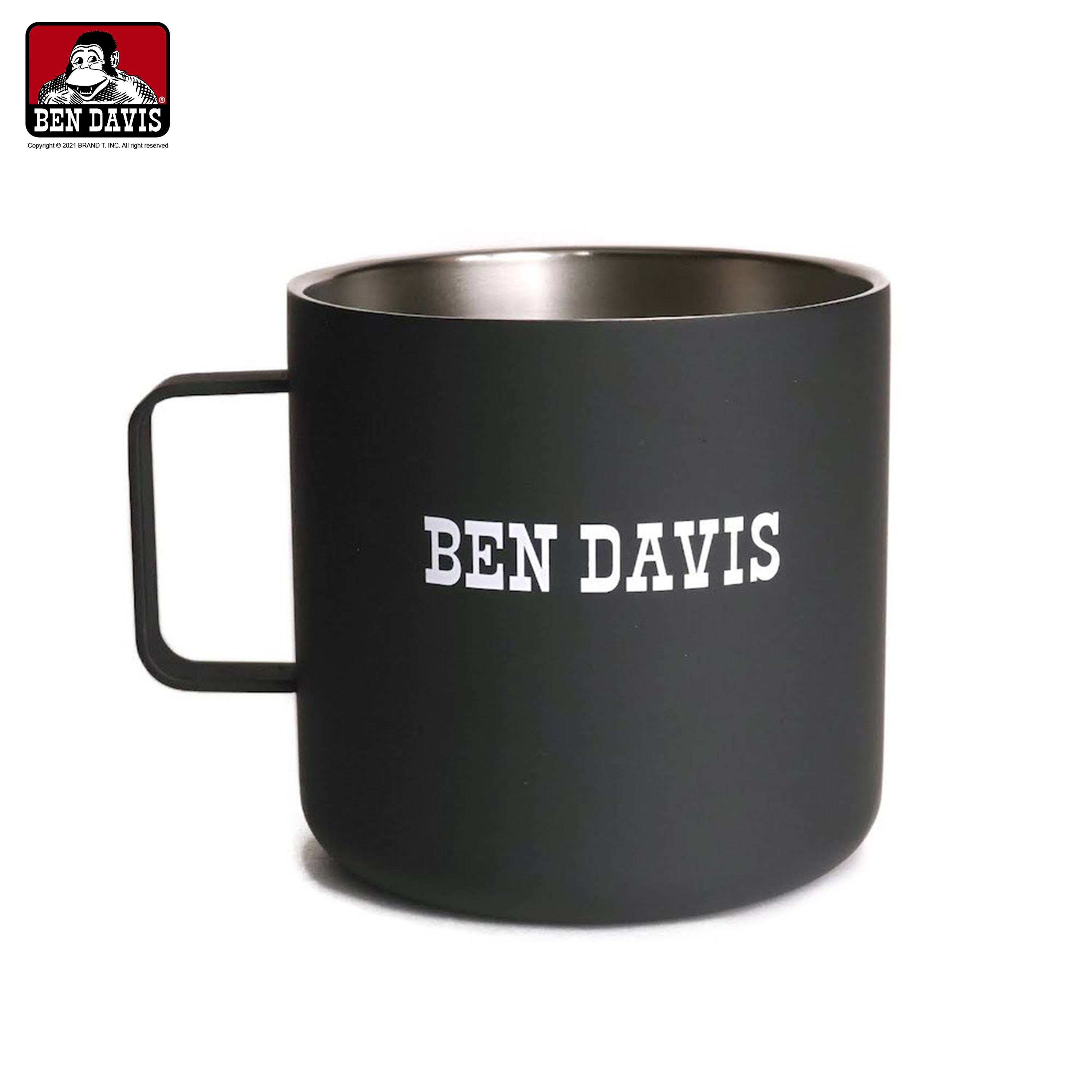 【 BEN DAVIS | 露營鋼杯380ml - 黑色 】