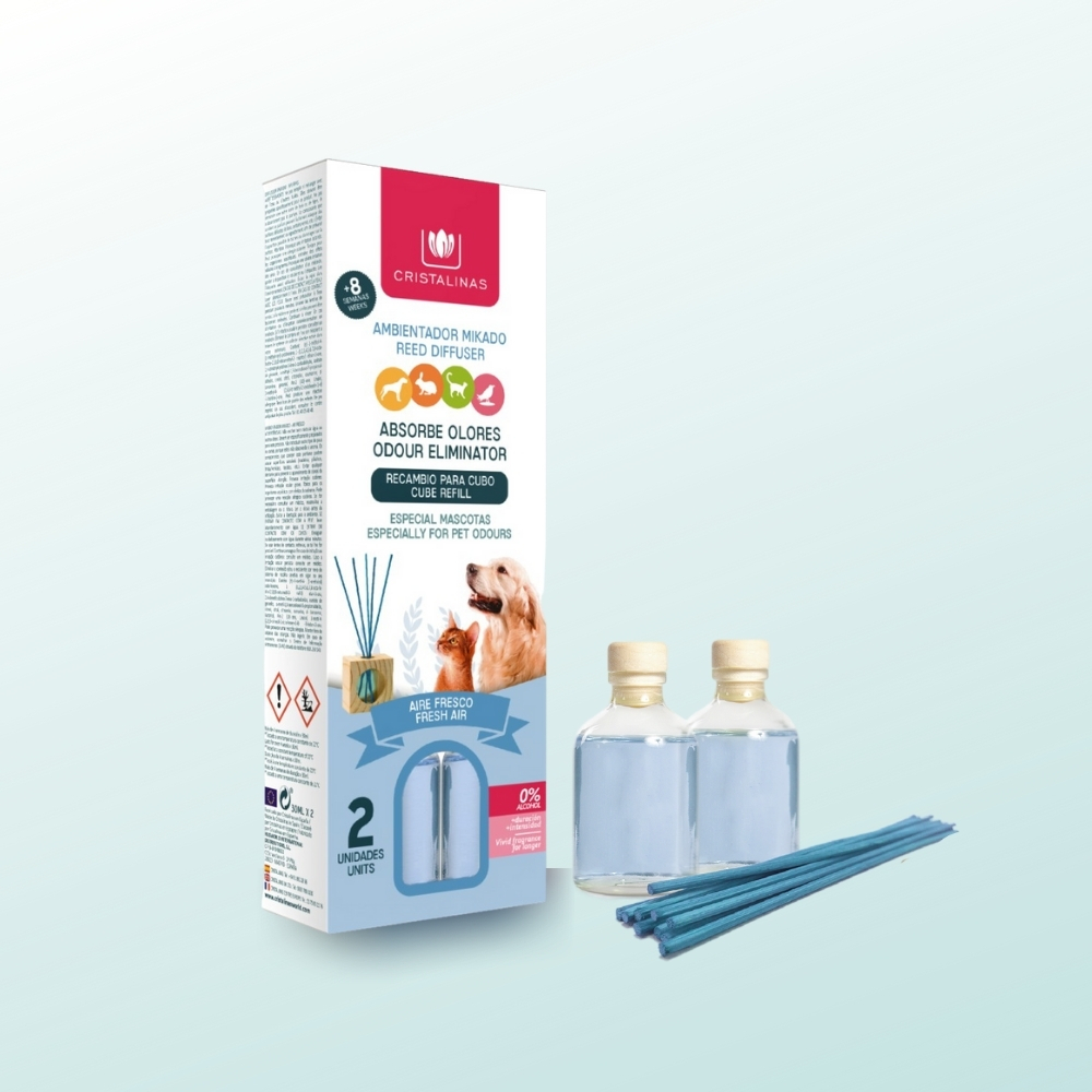 西班牙 CRISTALINAS｜室內香氛 去味加強版補充瓶 /雙包裝 (3款)