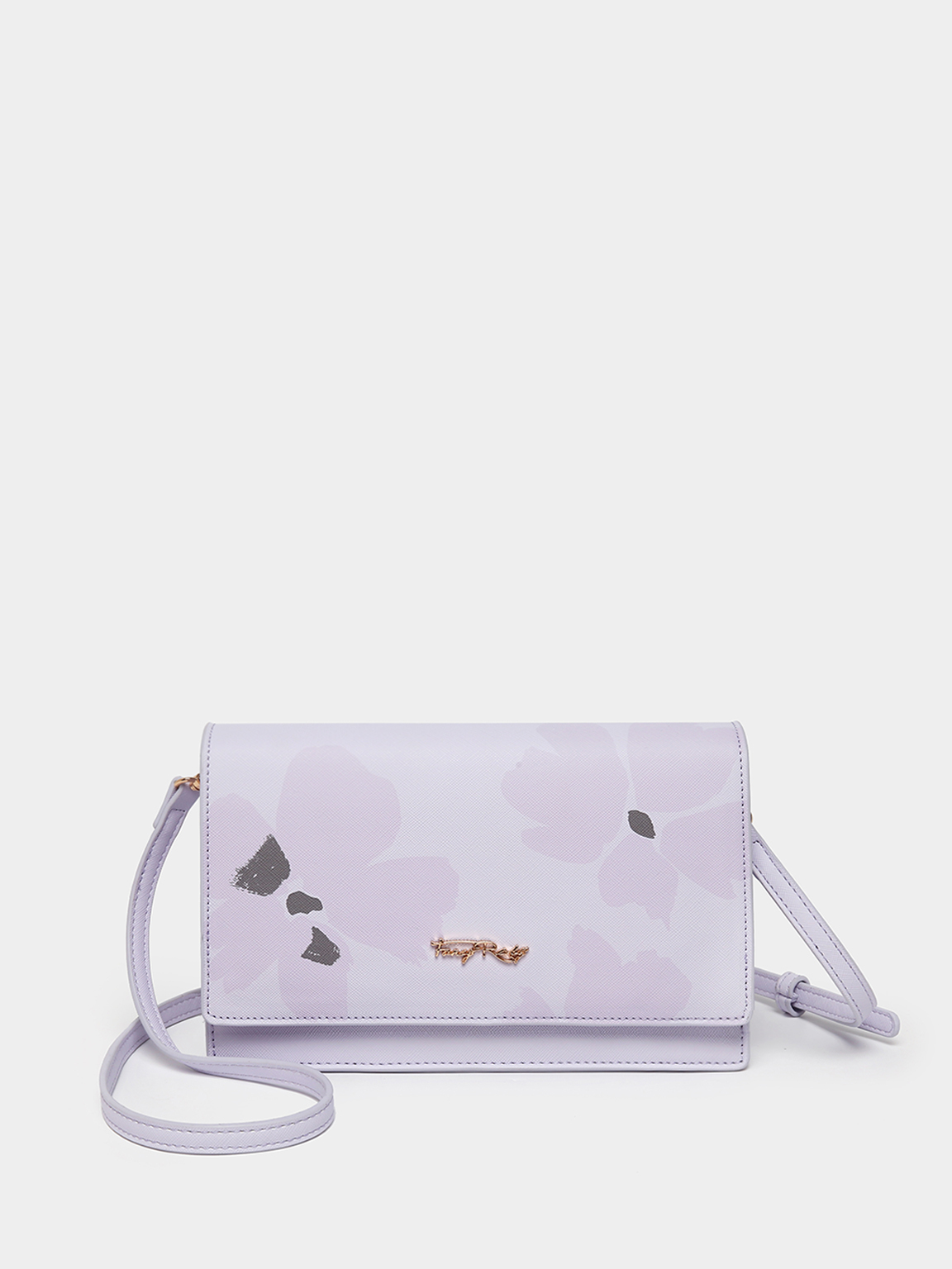 Rosy Romance Floral Print Shoulder Bag