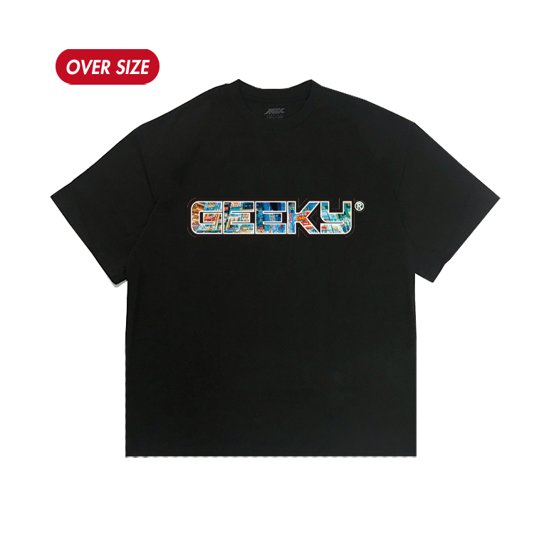 GEEKY 新宿街頭短T-黑