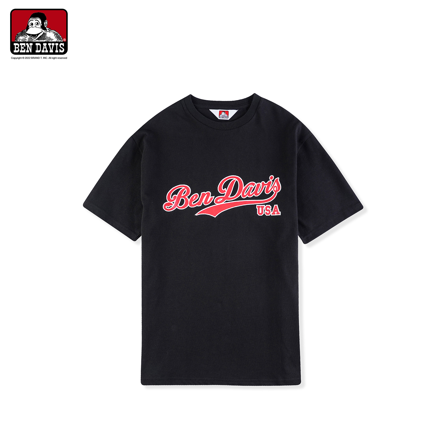 【 BEN DAVIS | 草寫英文大LOGO短TEE - 3色 】