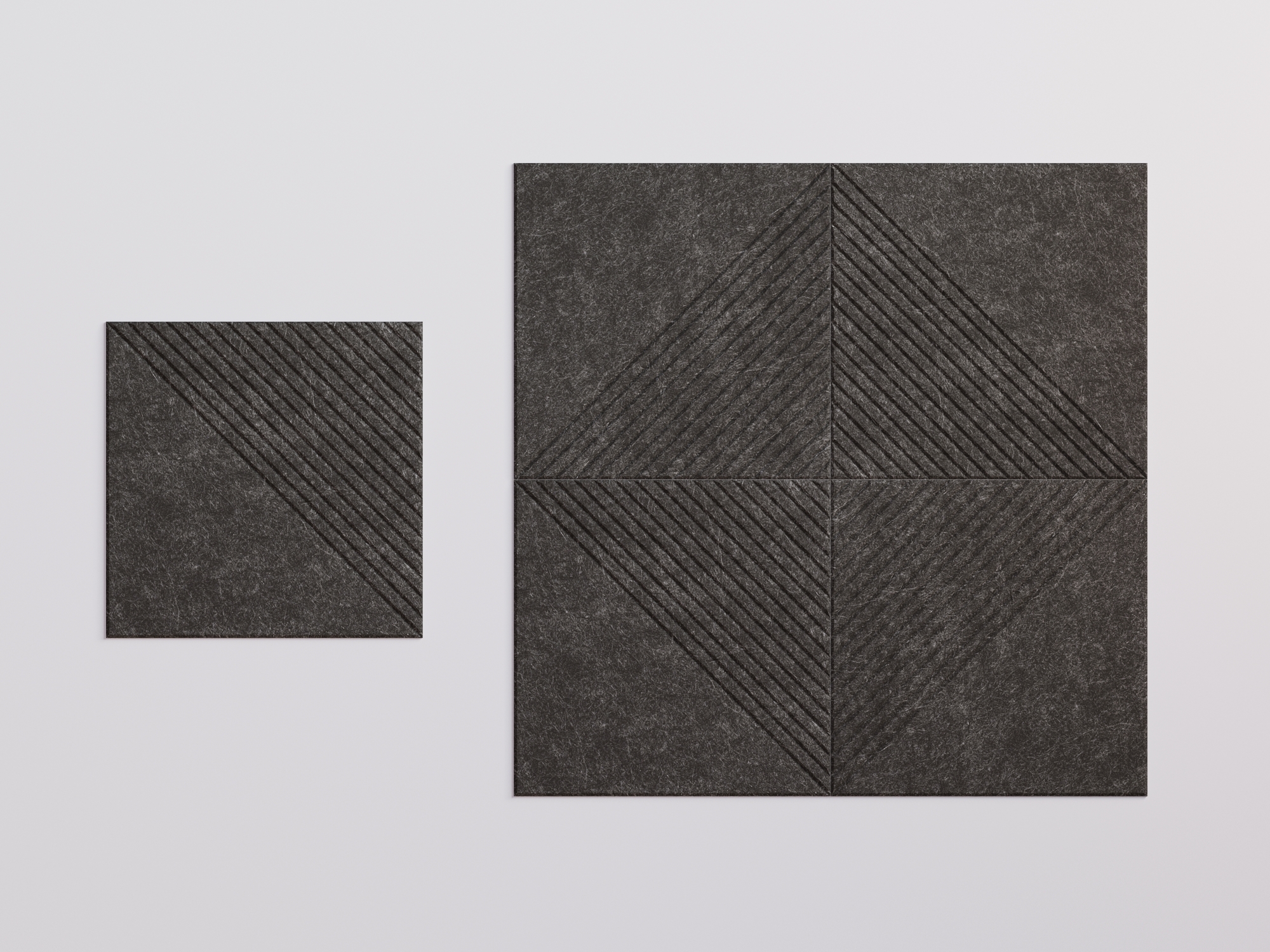 Diamond Pattern Wall Panel - Striped