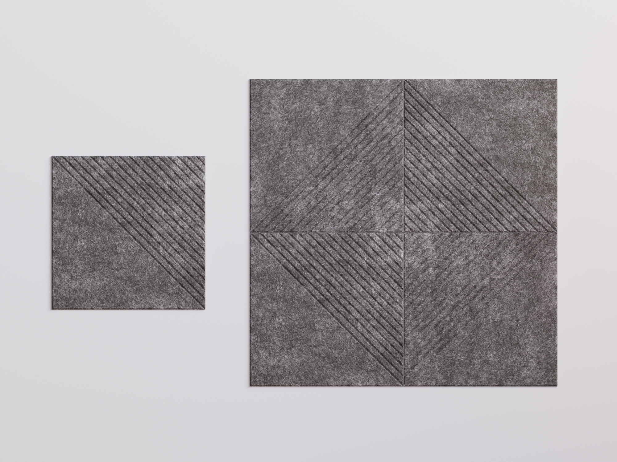 Diamond Pattern Wall Panel - Striped