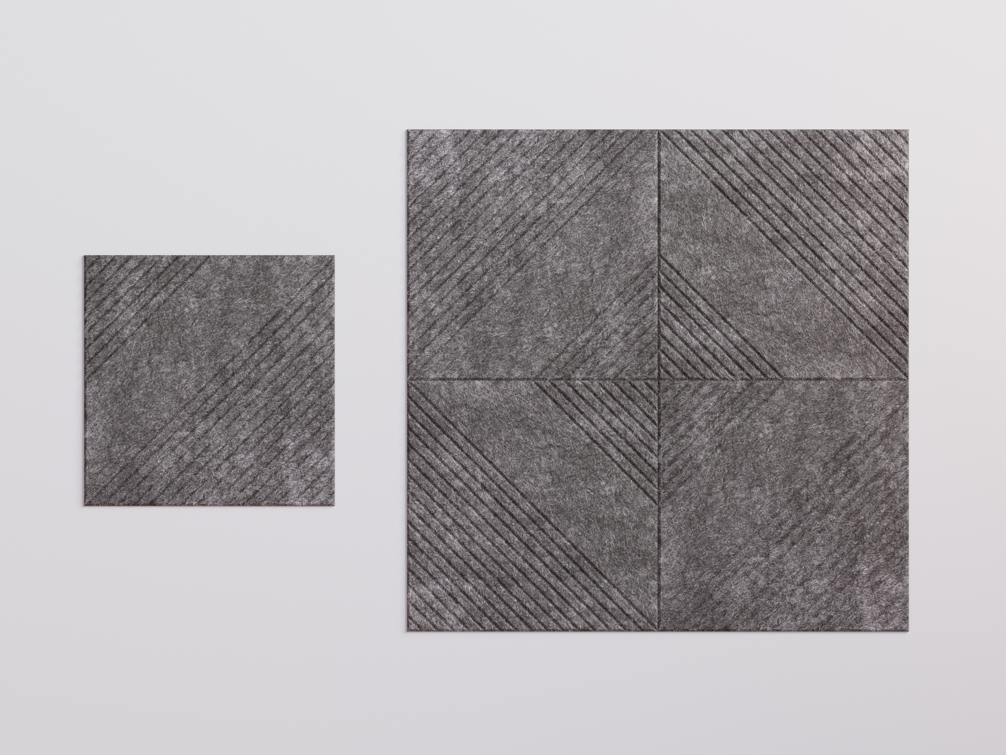Diamond Pattern Wall Panel - Shaded
