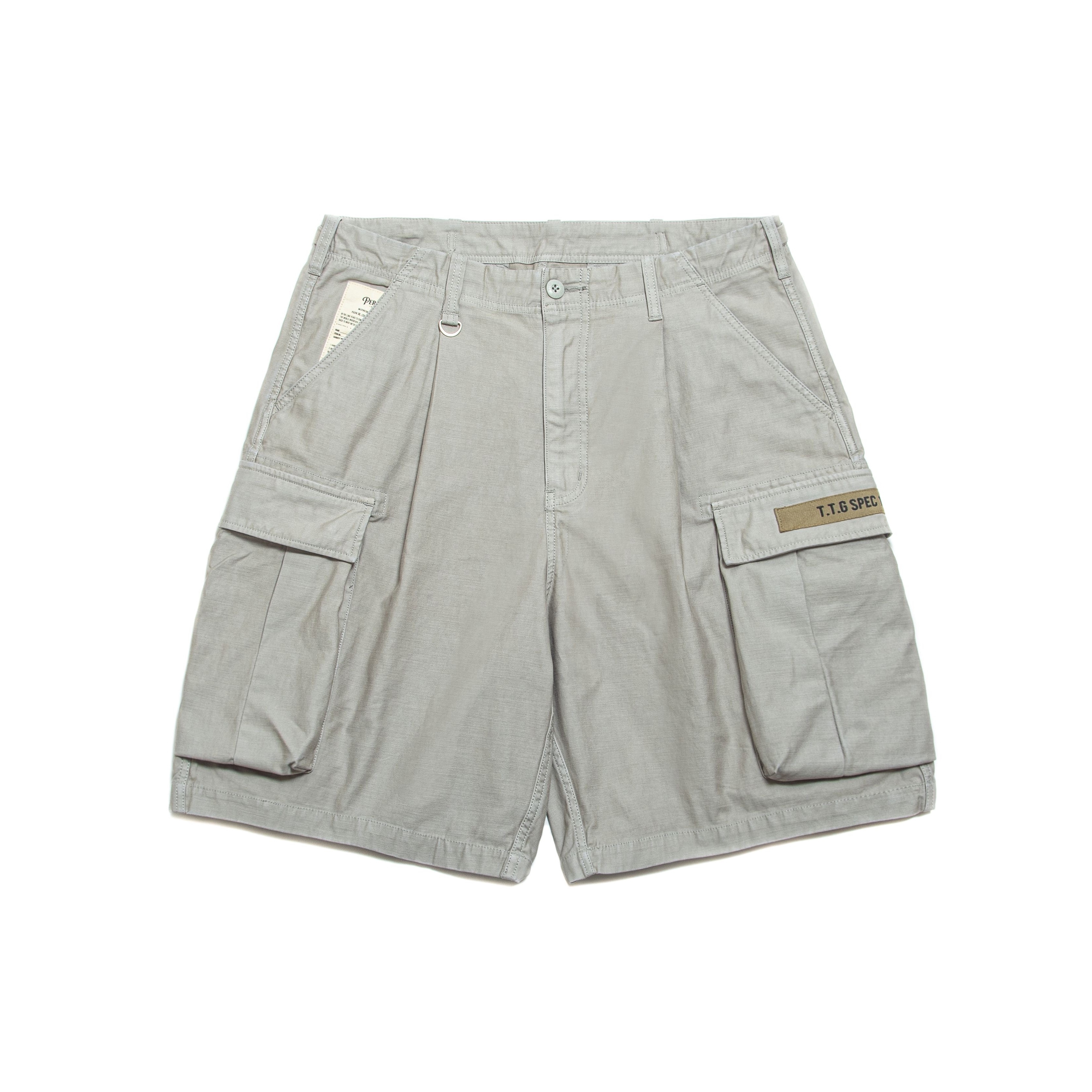 PERSEVERE T.T.G. CARGO SHORTS III WHITISHGREY