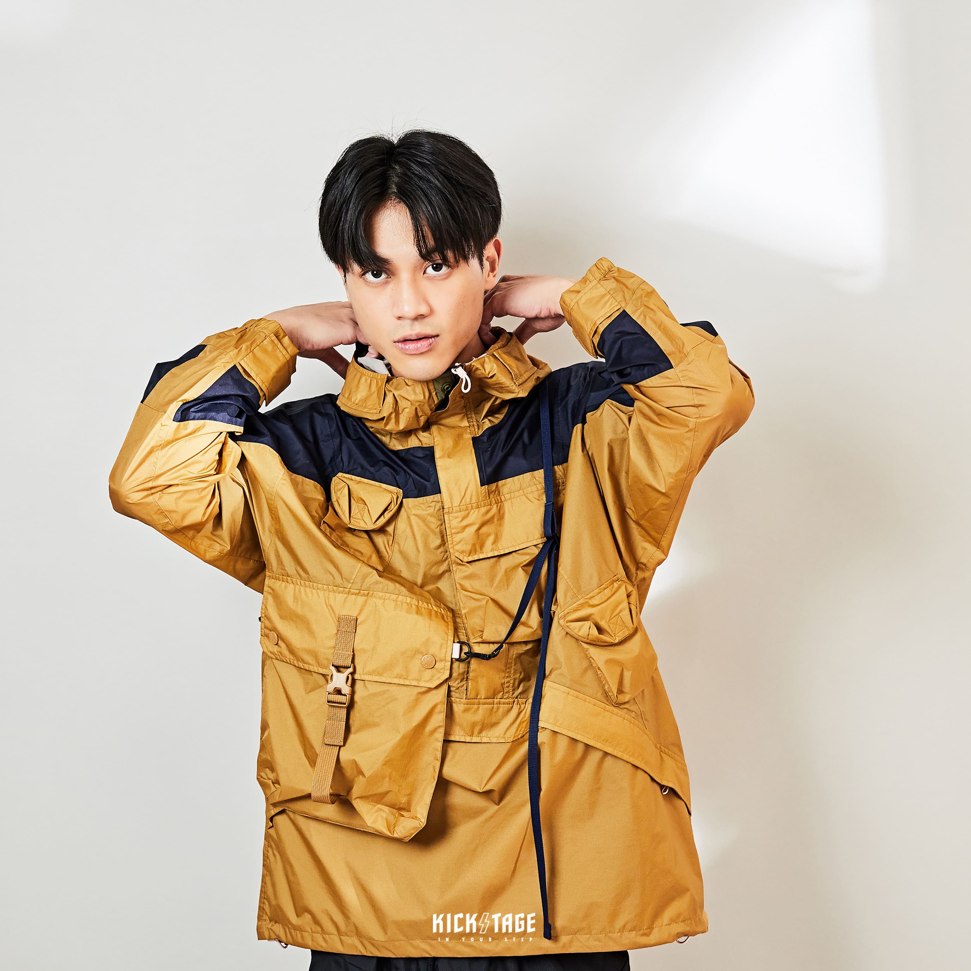 **特價商品售出不退換**男女款 THE NORTH FACE UE 深藍卡其 北臉 多口袋 防水 衝鋒衣【NF0A7QPR173】