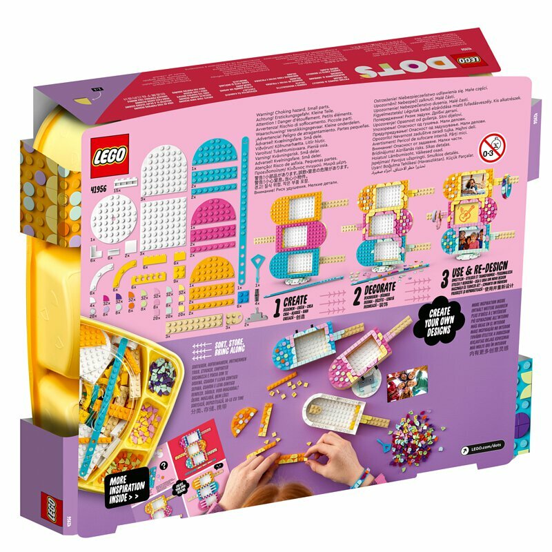 [飛米樂高積木磚賣店] LEGO 41956 DOTS-豆豆相框手環組-冰淇淋(6/1開賣)