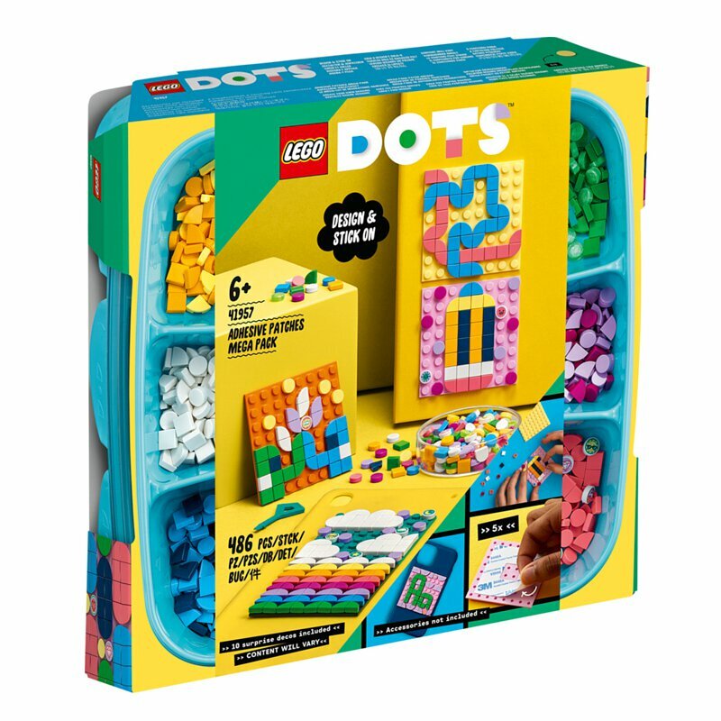 [飛米樂高積木磚賣店] LEGO 41957 DOTS-豆豆拼貼底板超值組(6/1開賣)
