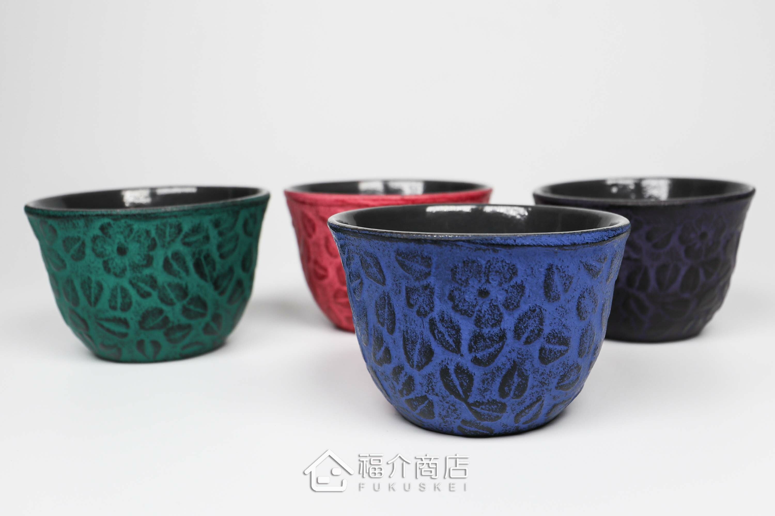 櫻花造型的鑄鐵杯