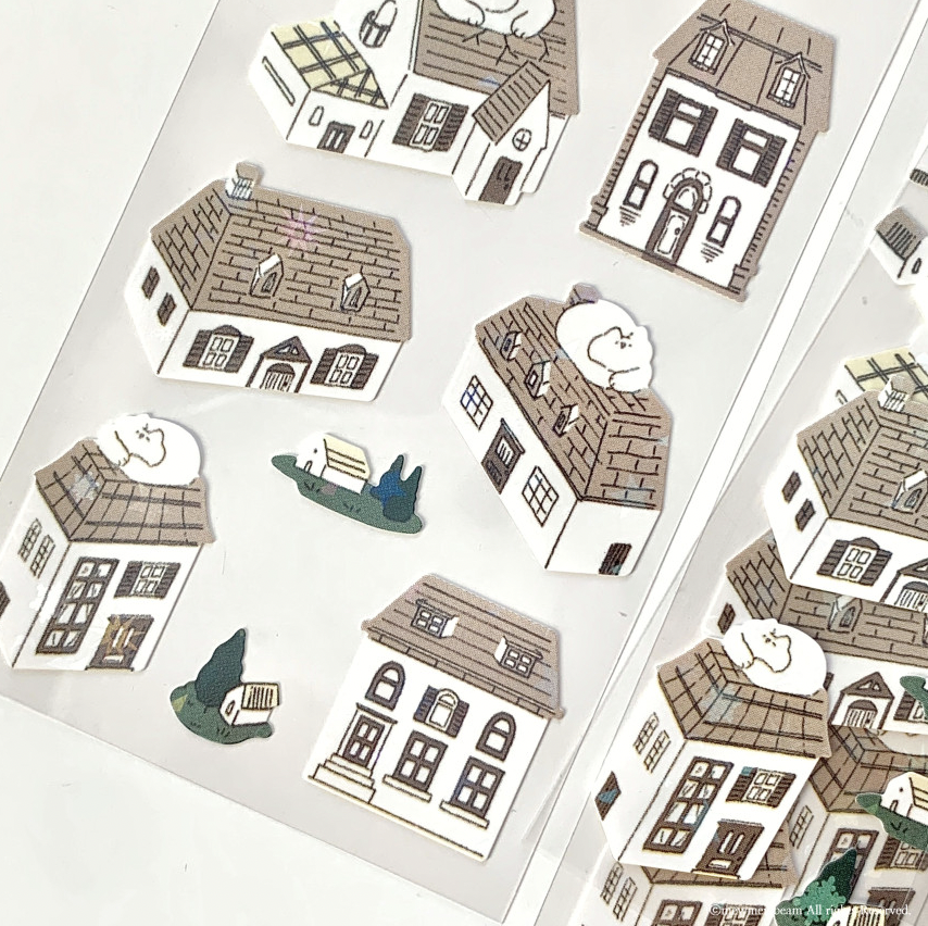 Mewmewbeam | 貓房子 貼紙 (7255)