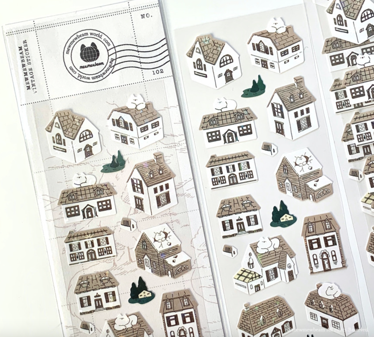 Mewmewbeam | 貓房子 貼紙 (7255)