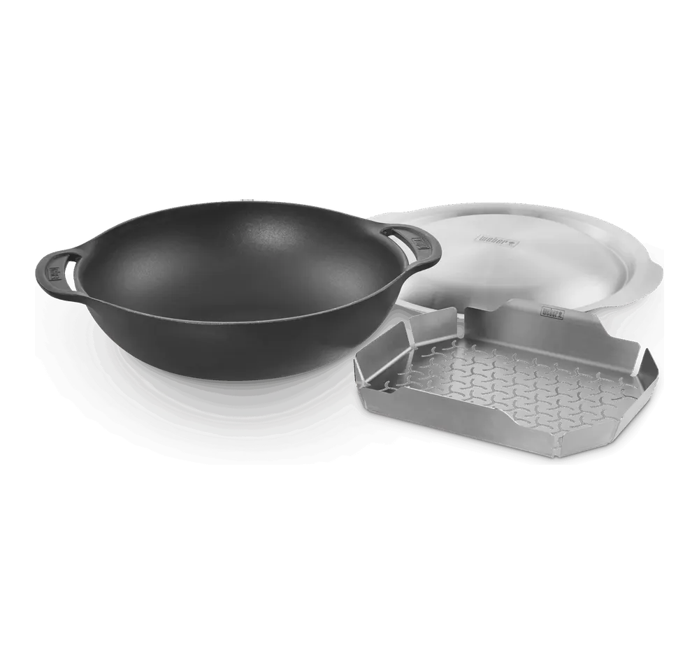 帶有蒸架的炒鍋套裝 - 8856