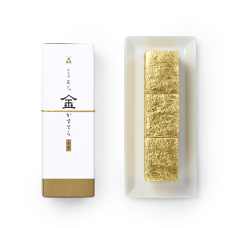 金澤萬久｜金箔蜂蜜蛋糕