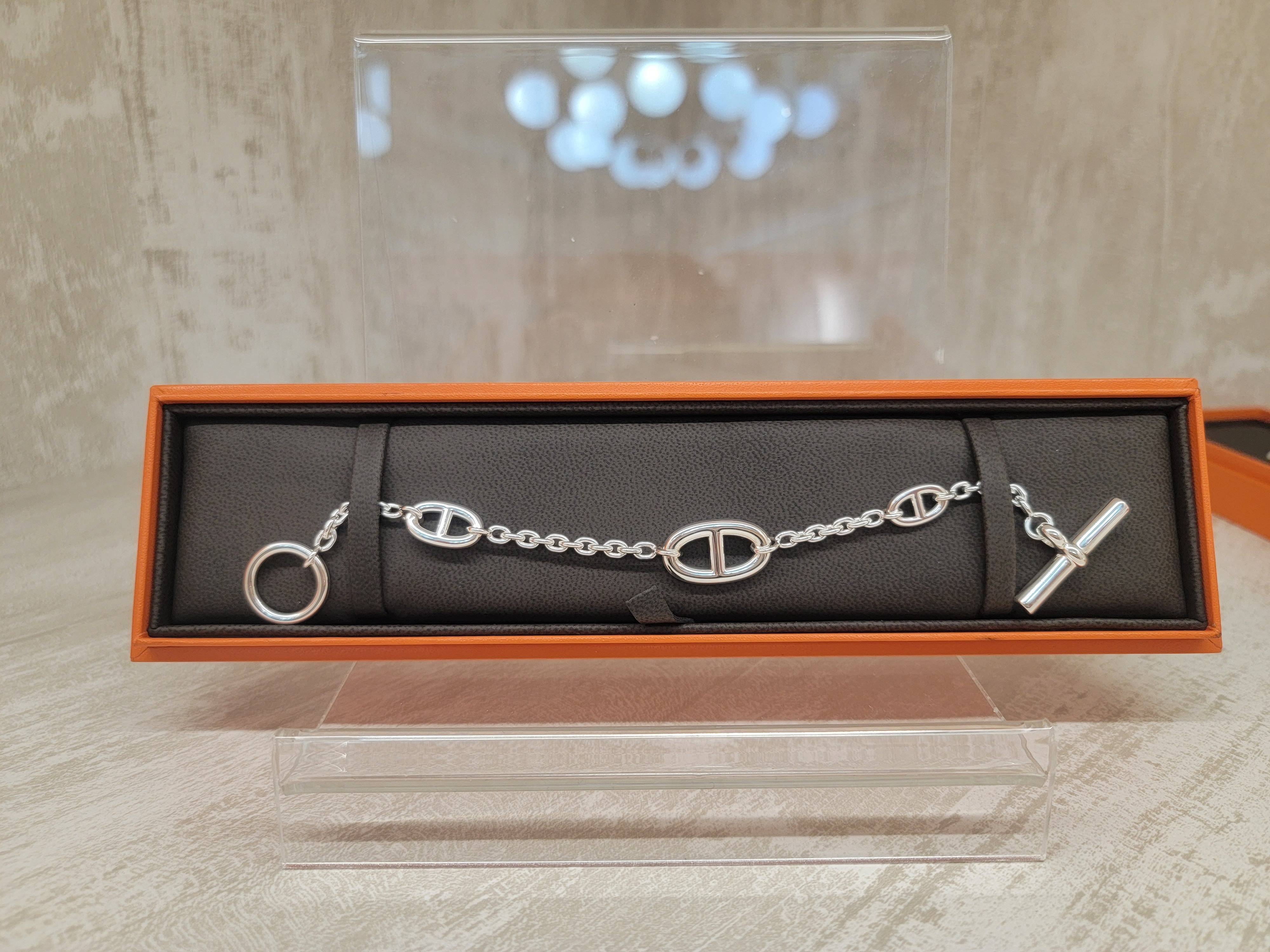 Hermes 925 farandole bracelet 純銀 豬鼻手鏈