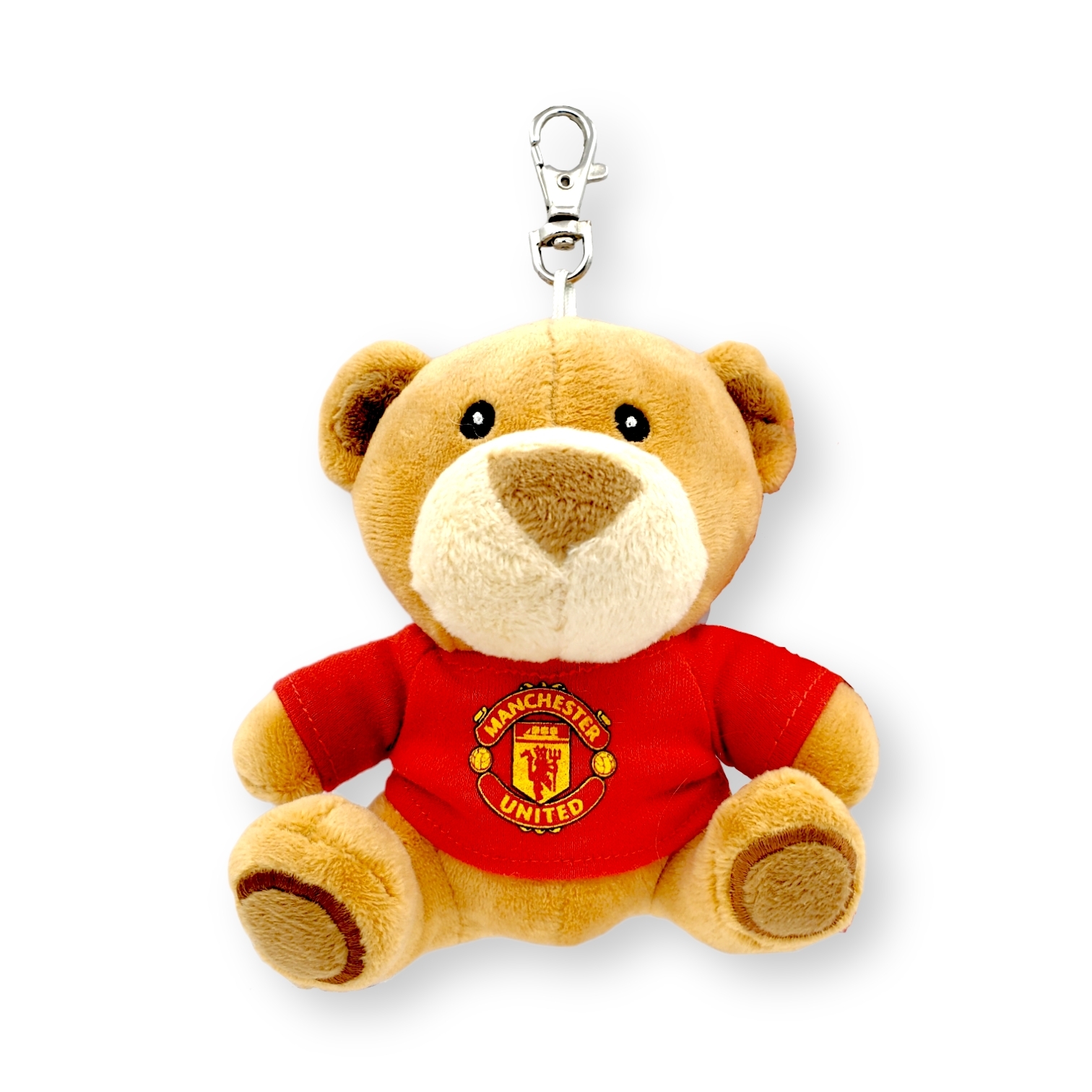 曼聯啡色小熊公仔鎖匙扣