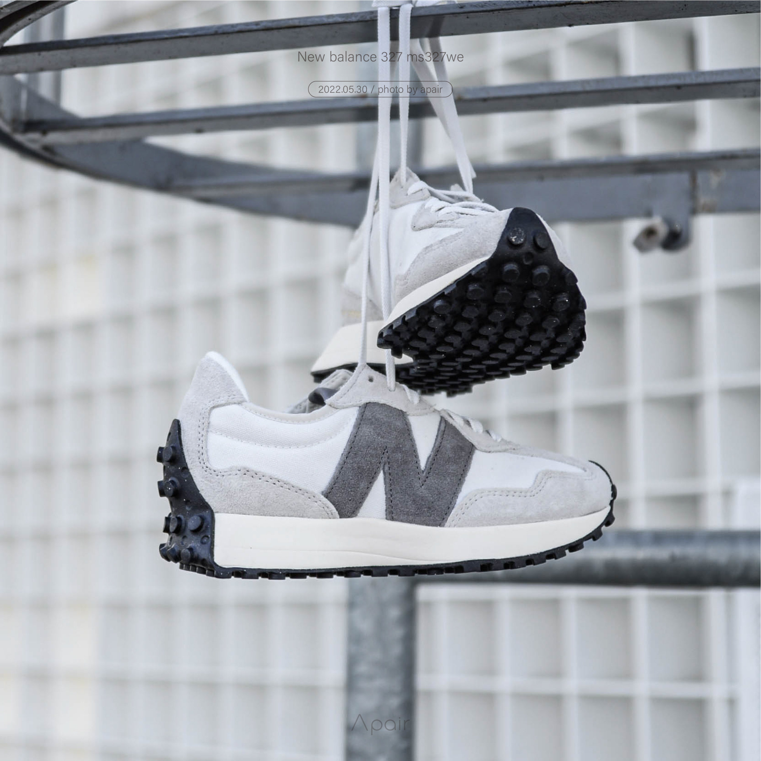 【APAIR】出清  New balance 327 ms327we 黑灰雲朵
