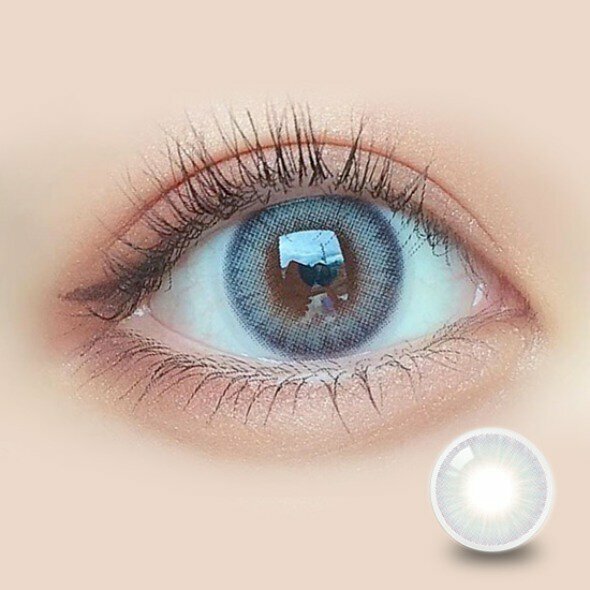 [預訂] OLOLA 1 Month Blow 月拋棄彩妝隱形眼鏡｜每盒1片 ( Midnight Gray )